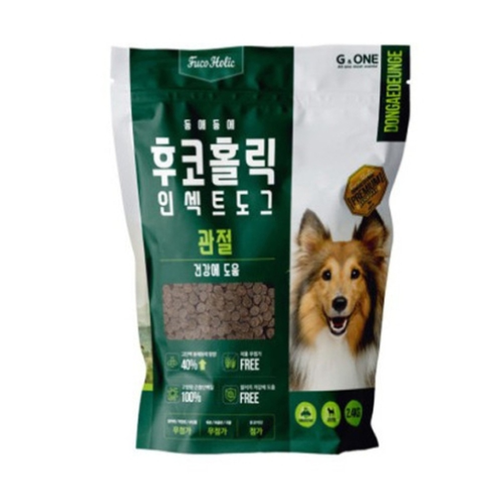 후코홀릭 인섹트 도그 관절 건강에 도움 2.4kg이미지입니다. 누르면 해당 게시물로 새창이동합니다.