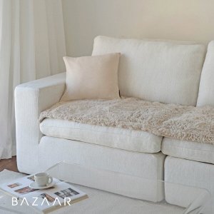 소프트 장모 극세사 쇼파패드 2인용