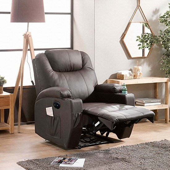 클렙튼 퍼스트클래스 0002 가죽 리클라이너 1인용_이미지