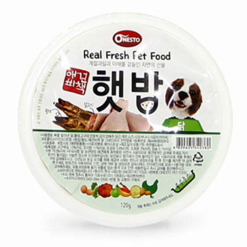 애견비책 햇밥 닭 120g