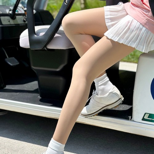 뷰티플레이 쿨 누드 무발 골프 스타킹_이미지