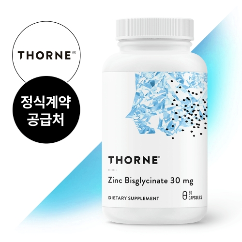 쏜리서치 아연 비스글리시네이트 30mg 60캡슐 (1개)_이미지