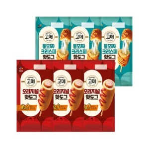 CJ제일제당 고메 핫도그 오리지널 3개+통모짜 3개 총 27개_이미지