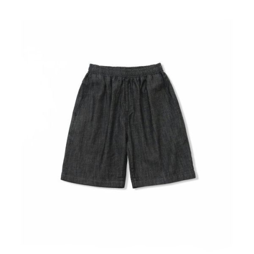 토피 TOFFEE HSL02 섬머 데님 밴딩 하프 팬츠 BLACK T2S-SLDHP46 286248