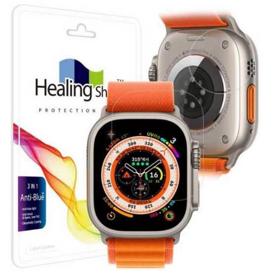 애플워치 울트라 49mm 블루라이트 액정 2매+ 프라임 심박 2매
