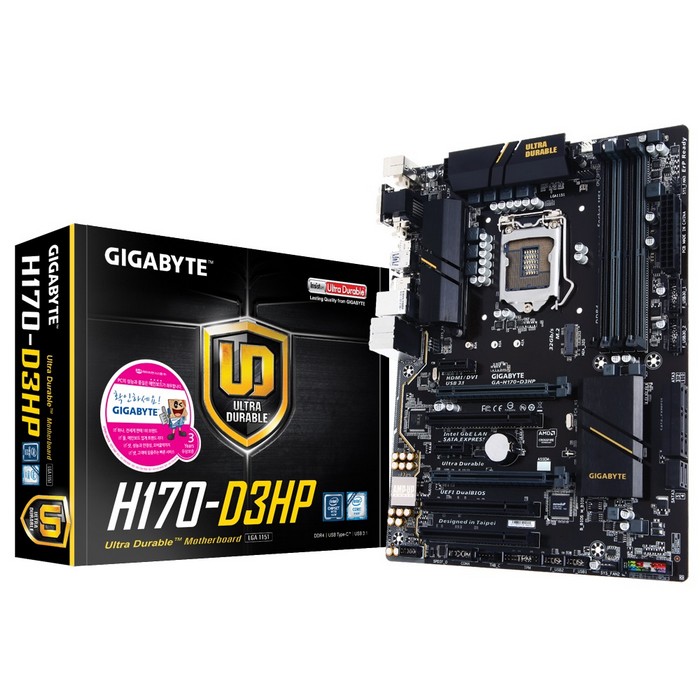 GIGABYTE GA-H170-D3HP 듀러블에디션 제이씨현_이미지