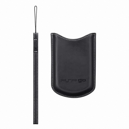 SIE 소니 PSP go 전용 가죽 케이스 / 스트랩