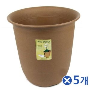 트리안 모던 원형 화분 5호x5개 베란다화분 다육이화분 정원_이미지