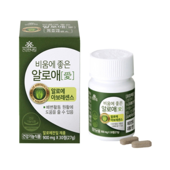 이룸바이오  건강한내일 비움에 좋은 알로애 30정 (1개)