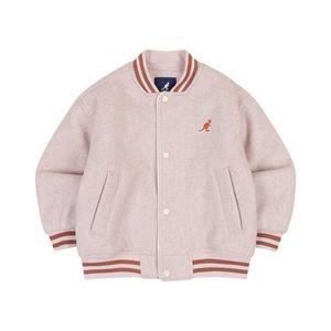 캉골키즈 울 라이크 패디드 베이스볼 점퍼 QD 0005 핑크 AQDCJP00050PK