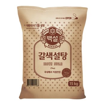 백설 갈색설탕 15kg (2개)_이미지