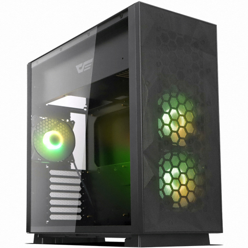 darkFlash DLE21 RGB MESH 강화유리 (블랙)_이미지