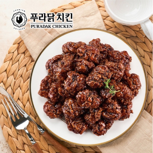 푸라닭 블랙알리오 순살강정 500g (2개)