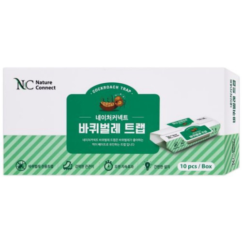 네이처커넥트 바퀴벌레 트랩 10개입이미지입니다. 누르면 해당 게시물로 새창이동합니다.