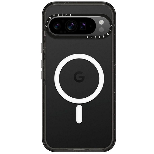 CASETIFY 픽셀 9 프로 XL 클리어 블랙 임팩트 케이스 (해외구매)_이미지