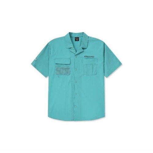 디스커버리 익스페디션 경량 폴튼 고프코어 유틸리티 포켓 셔츠 DMTR78043-GND_이미지