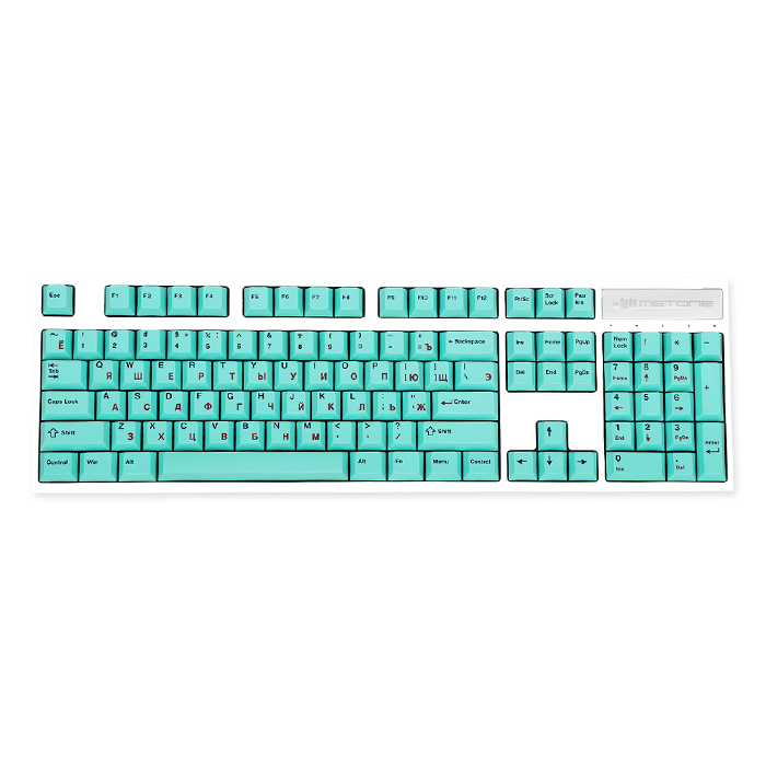 엠스톤글로벌 mStone Unicolor 119Key (에메랄드 슬랜티)
