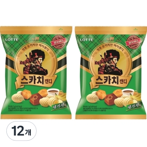 롯데제과 스카치 세가지맛 317g (12개)