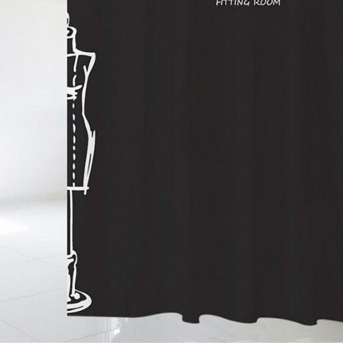 수풀 블랙 피팅룸 B 샤워커튼