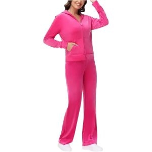 쥬시꾸뛰르 여성 블링 벨루어 후드티 670357