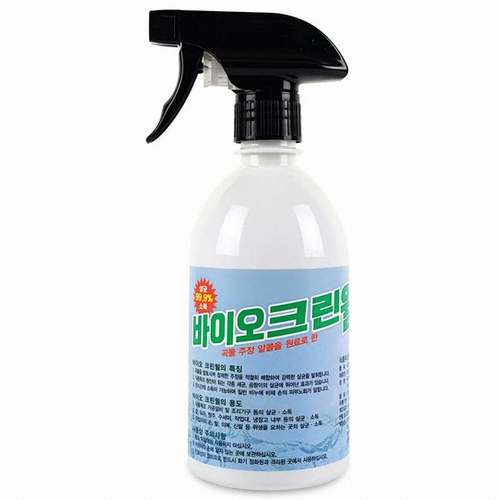 크로바 바이오크린웰 500ml 뿌리는 살균소독제 발효알콜 스프레이  기구/주방/도마/전자기기 등
