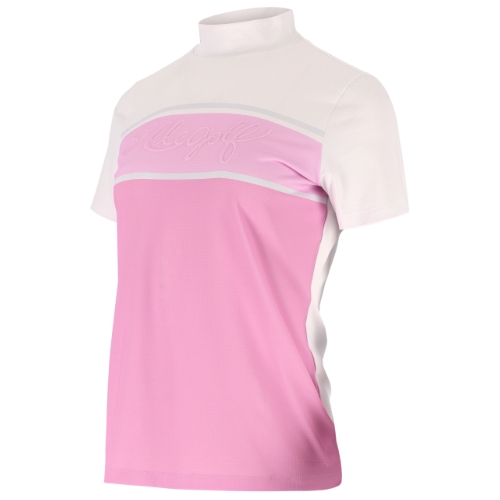 엘르골프 가로 컬러 배색 목크넥 티셔츠 6J45456_이미지