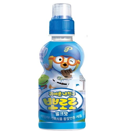 팔도 뽀로로 밀크맛 235ml (2개)_이미지