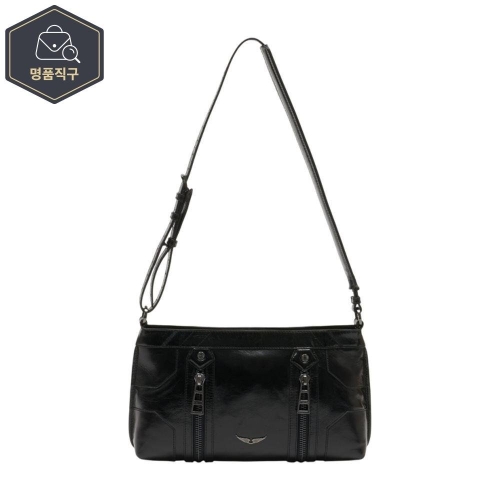 쟈딕앤볼테르 SUNNY MOODY 빈티지 크로스바디 ZADIG VOLTAIRE 레더 블랙 B0731945062