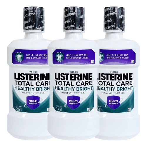 리스테린 토탈케어 헬씨브라이트 750ml (3개)_이미지