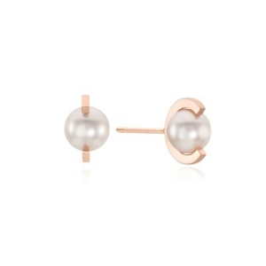 코티니 14K 럭셔리 2줄 원터치 큐빅 귀걸이 s-2104-1e_이미지