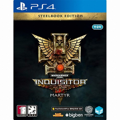  워해머 40000: 인퀴지터 마터 PS4 스틸북에디션,한글판