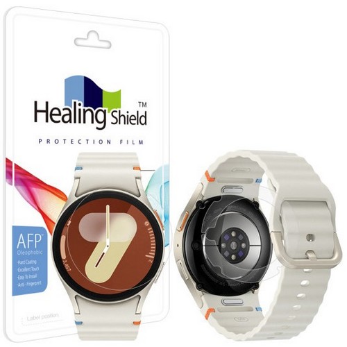 갤럭시워치7 AFP 올레포빅 액정보호필름 2매+무광후면필름 2매