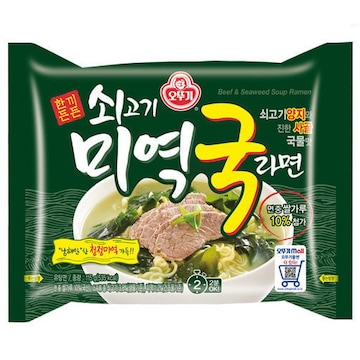 오뚜기 쇠고기 미역국 라면 115g (1개)