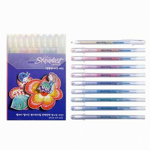 사쿠라 겔리롤 스타더스트 볼펜 세트 (10색)_이미지
