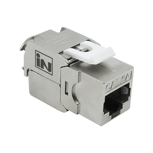 인네트워크 IN-S6ATLS CAT.6A STP 툴리스 키스톤잭