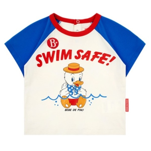 베베드피노 스위머 덕 베이비 라운지 웨어 세트 BP52OS184BL