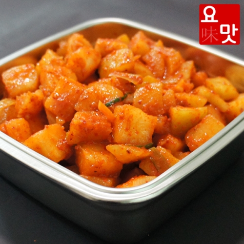  푸드앰프 요맛김치 감칠맛이 풍부한 전라도 깍두기 1kg [1개]