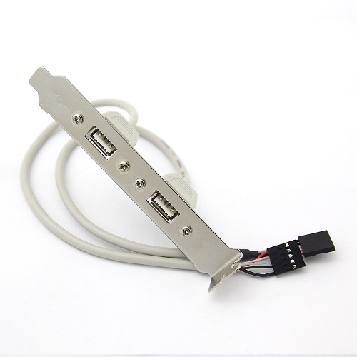 USB2.0 2포트 확장 브라켓 30cm