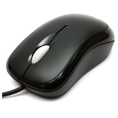 Microsoft 베이직 마우스 v2.0 (블랙, 정품)_이미지