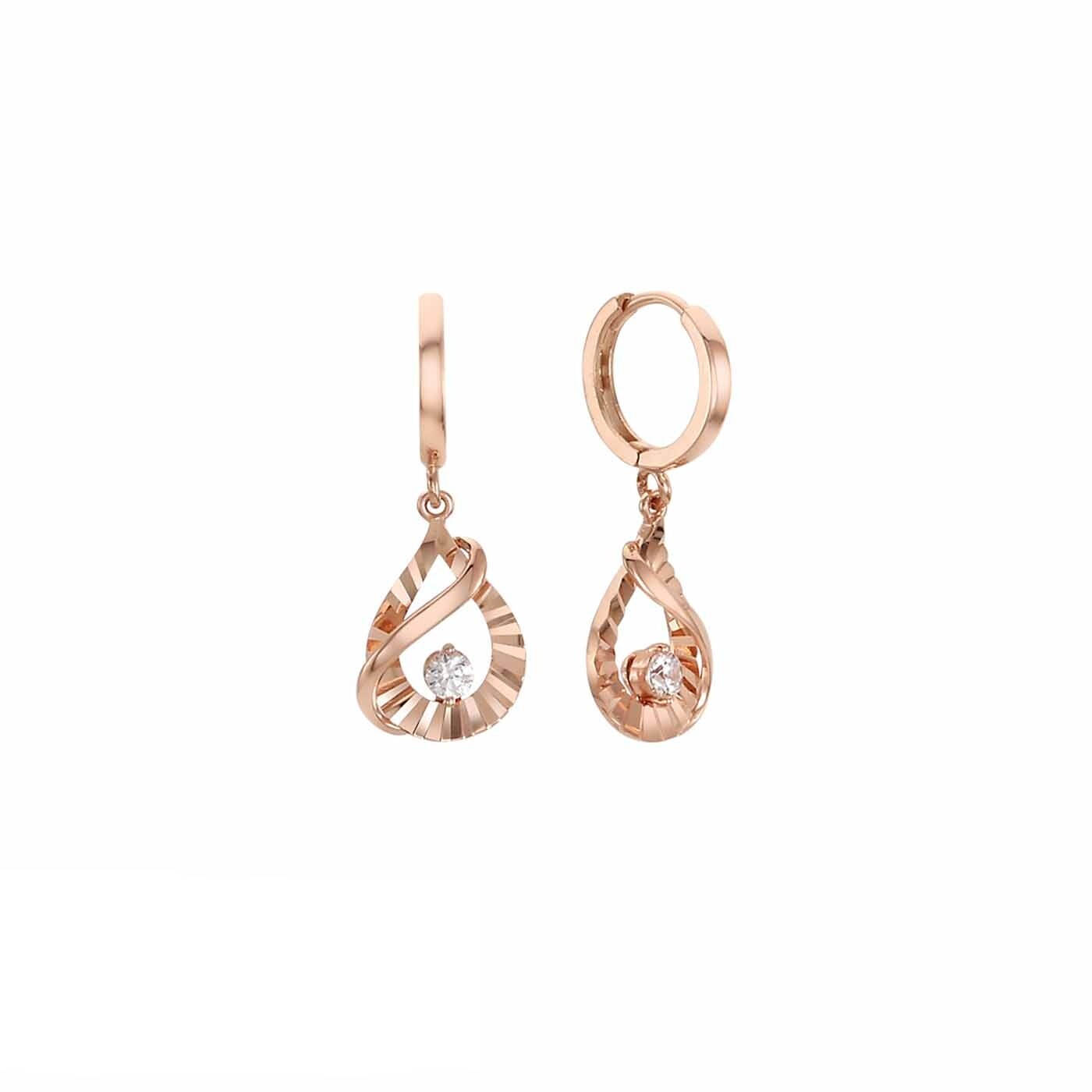 로이드 GB 페어컷 물방울 드롭 원터치 14K GOLD 귀걸이 LOSK1019G