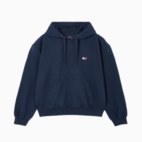 타미힐피거 타미진 박스 배지 후드티 B1 T32F7TTO01TMT2 C1G YBL