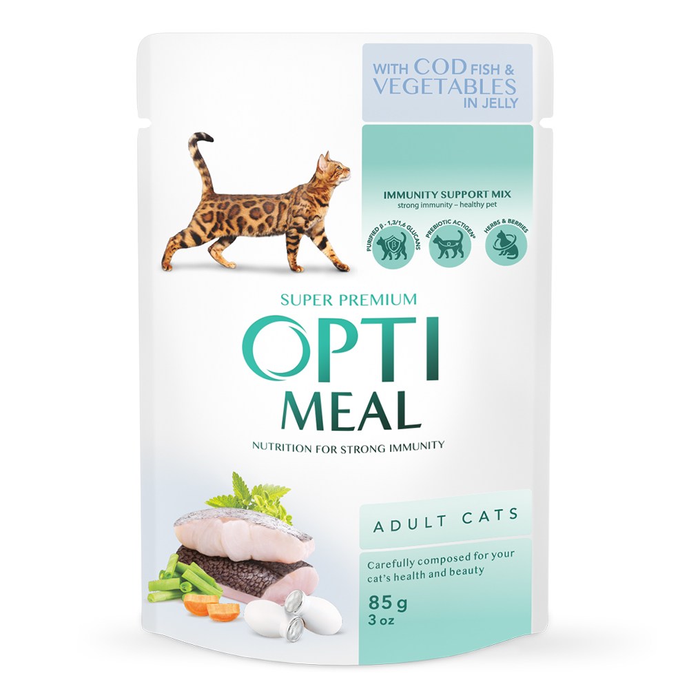 어덜트 대구&야채 젤리 파우치 85g