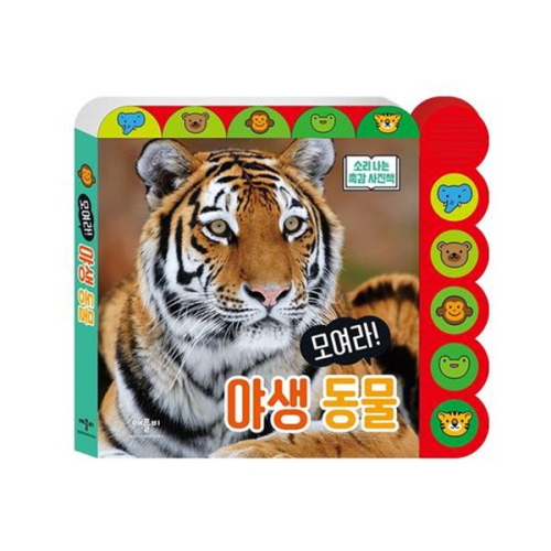 애플비 애플비 모여라 야생 동물 소리 나는 촉감 사진책 사운드북