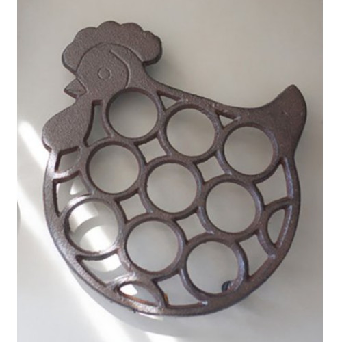 [불명] 닭 주물 에그홀더 겸 냄비받침_이미지