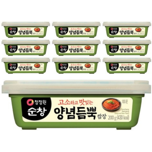 청정원 순창 양념 듬뿍 쌈장 200g (10개)_이미지