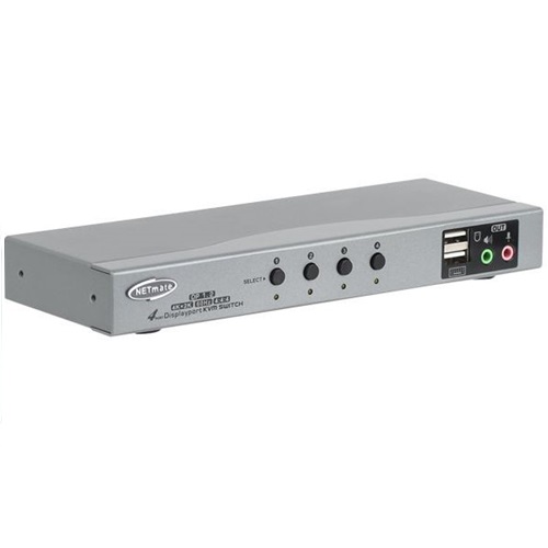 강원전자 NETmate 4:1 DisplayPort KVM 스위치 (NM-DKD04C)_이미지