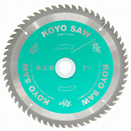 코요 7인치 목공용 원형톱날 1.6T WOOD-184
