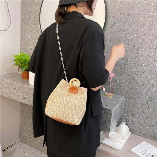 라일리 Rly 왕골 미니백 여름 여성가방 숄더백 라탄백 여성미 51697198