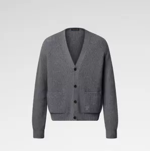 국내A/S가능 LV 캐시미어 100 남성 가디건 그레이 1AIK09