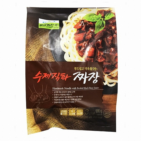 칠갑농산 칠갑 수제직화 짜장 3인분 990g (10개)_이미지